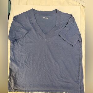 Aerie Soft Blue oversized  V-Neck Tee